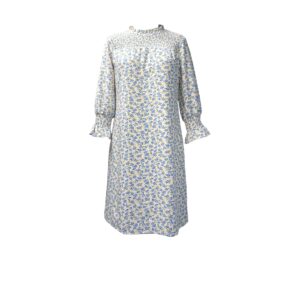 Mother-Daughter Matching Blue Floral Dress